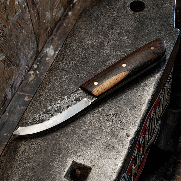 Puukko ziricote en plate semelle