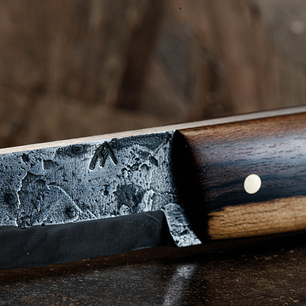 Puukko ziricote en plate semelle