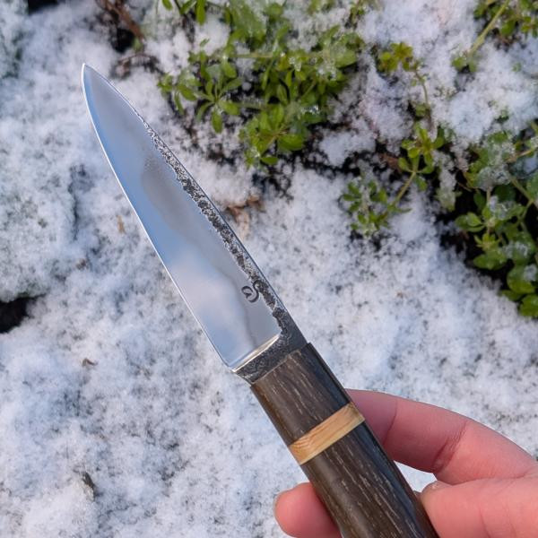 Naalien 114, le puukko en morta et mammouth